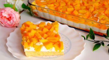 سيبهر ضيوفك وأحبائك…طريقة عمل كيك المانجو المنعش للترطيب من حر الصيف