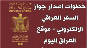 جواز السفر الإلكتروني في العراق