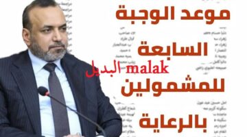 أسماء المشمولين بالرعاية الاجتماعية الوجبة الأخيرة 2024