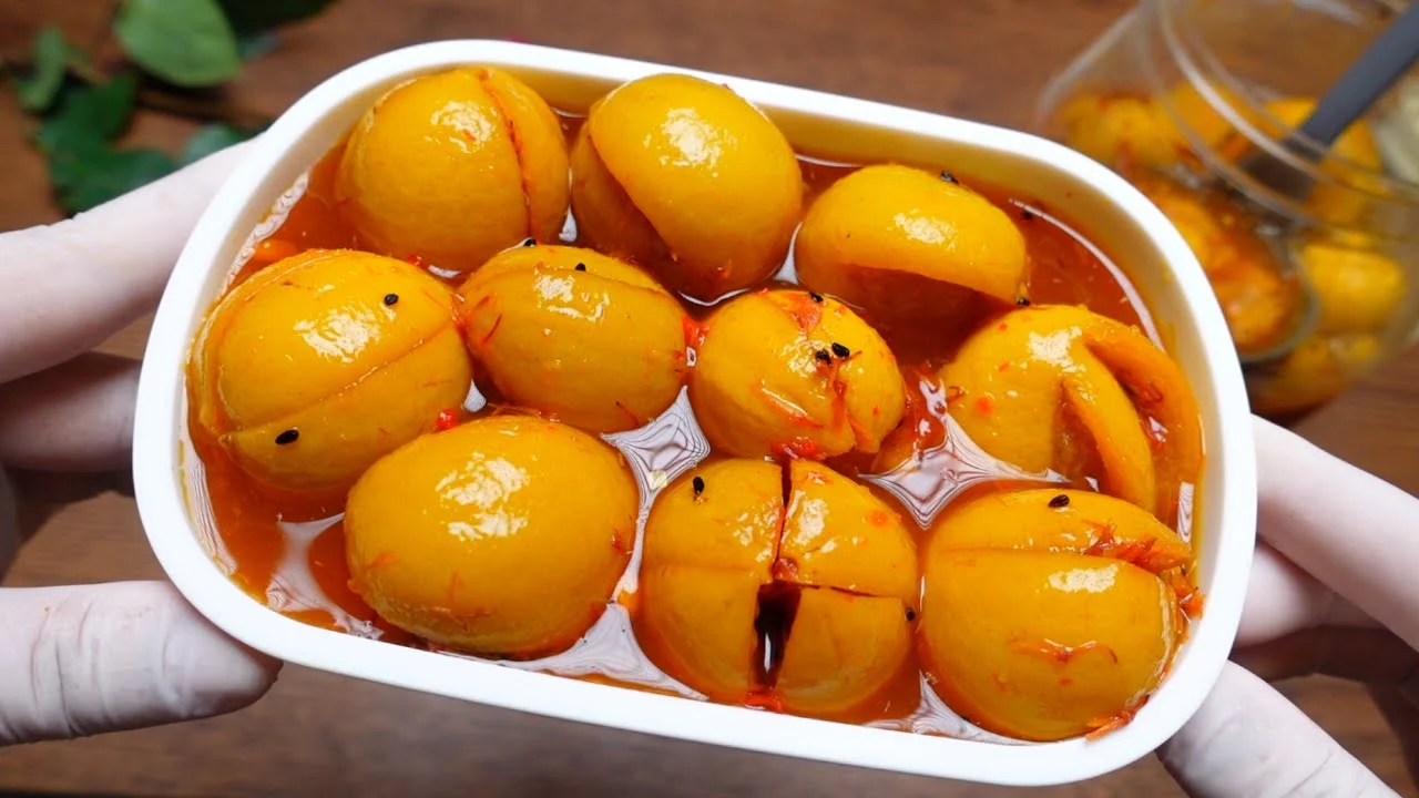 طريقة الليمون المخلل