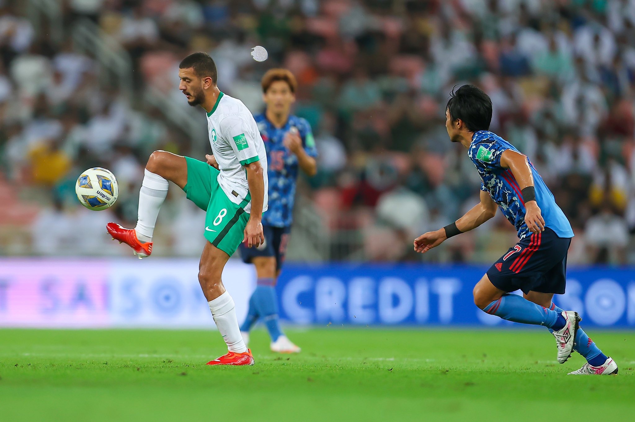 “شجع من قلبك” موعد مباراة السعودية واليابان في تصفيات كأس العالم 2026…. والقنوات المجانية الناقلة