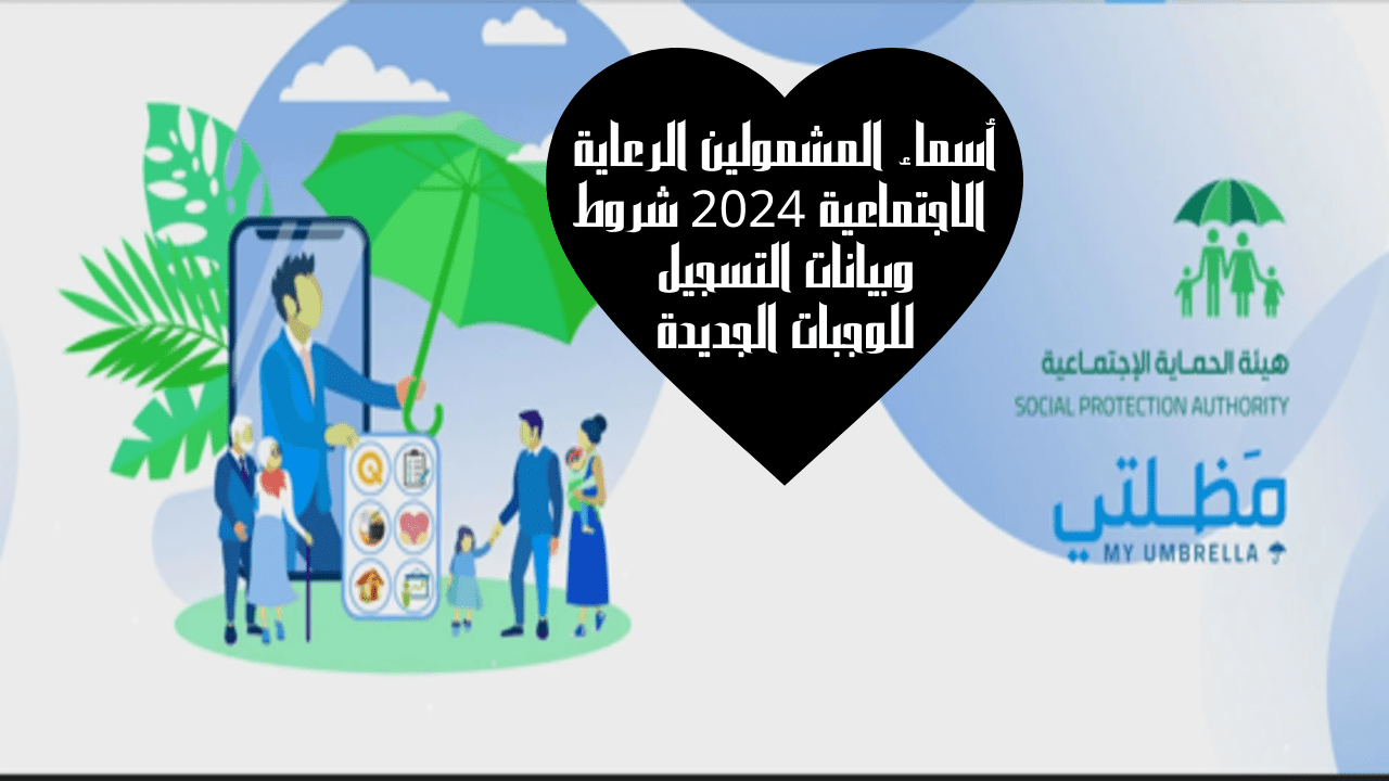 طريقة الاستعلام عن اسماء المشمولين في الرعاية الاجتماعية عبر منصة مظلتي 2024