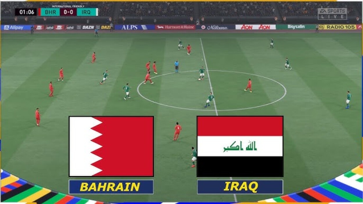 iraq vs bahrain اليوم.. مباراة العراق ضد البحرين في خليجي 26 خلال تردد قناة دبي الرياضية 1 “رؤوف خليف يشــعلها”