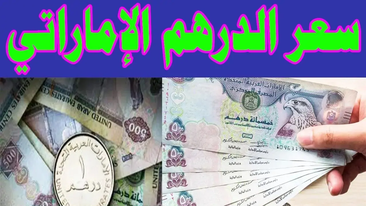 “وصـل كـام دلوقـت” سعـر الدرهم الإماراتـي مقابل الجنيه المصري اليوم في البنوك.. تـابع حركة البيع والشراء وفقا لآخر تحديث