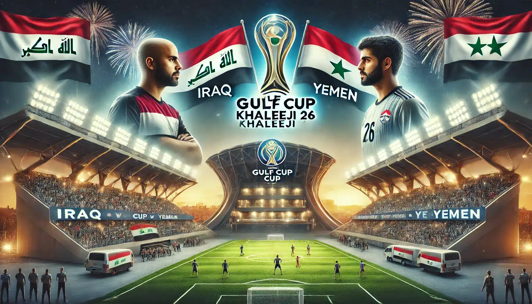 موعد عرض مباراة العراق واليمن في بطولة خليجي 26.. وأهم القنوات الناقلة للمباراة