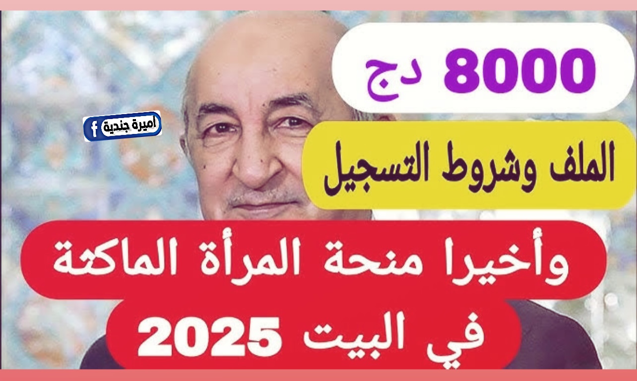 8000 دينار قبل رمضـان!!.. التسجيل في منحة المرأة الماكثة في البيت 2025 عبر الوكالة الوطنية للتشغـيل واعرف حقيقة الزيادة