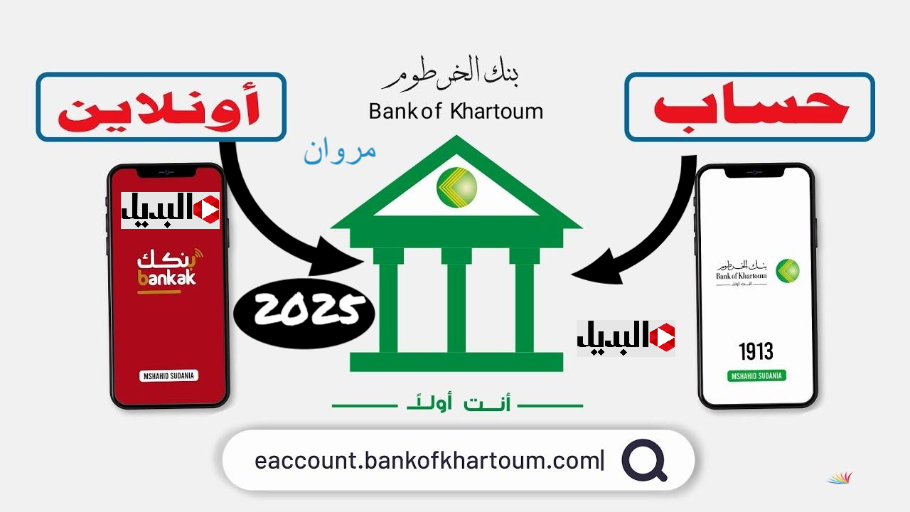 بكفــاءة عالية :: بنك الخرطوم فتح حساب بنكي بالرقم الوطني عبر تطبيق بنكك bankofkhartoum في دقايق من بيتـك