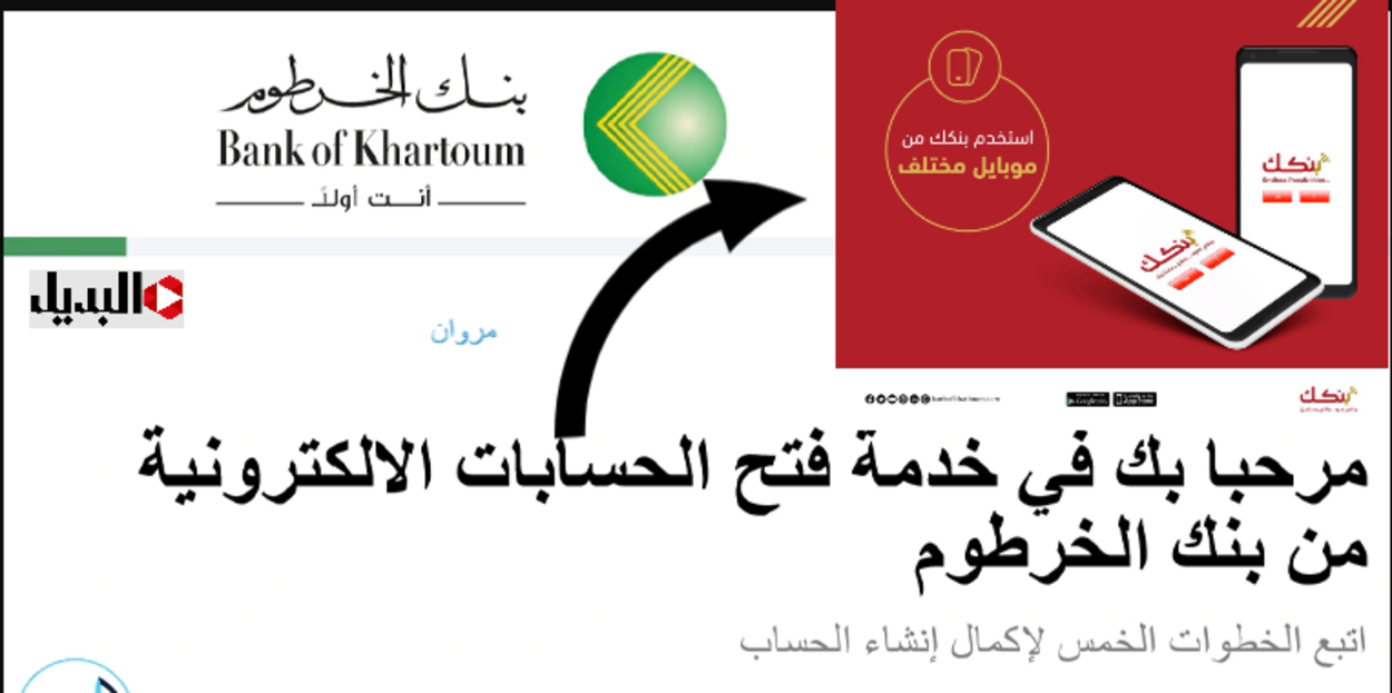 هــذه خطوات:: فتح حساب بنك الخرطوم اونلاين بي الرقّـم الوّطنـــي للكـل من داخل وخارج السودان