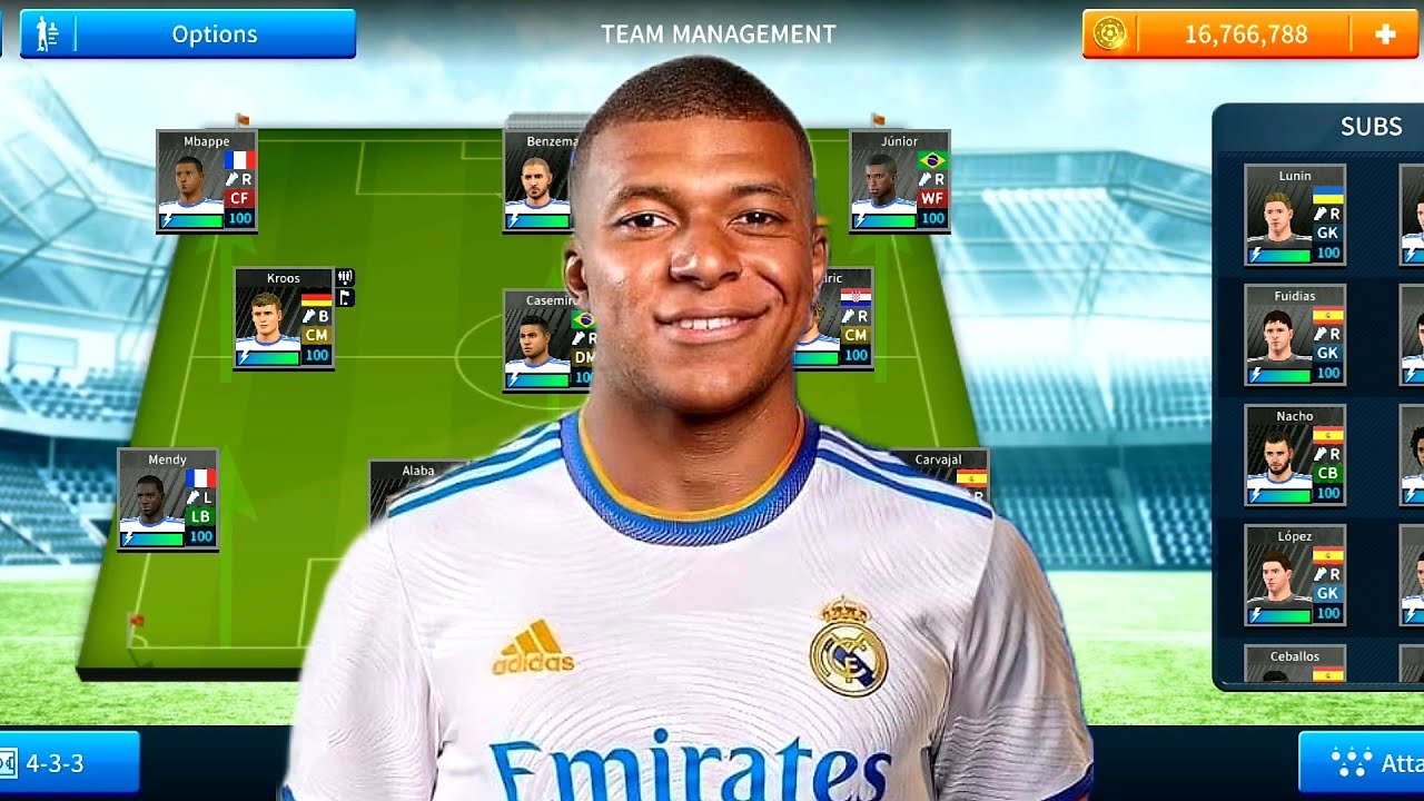 ماتش ريـال مـدريــد بتعليق عربي في إصدار لعبة دريم ليج سوكر 2025 Dream League Soccer.. نزلها وابني فريق أحلامك