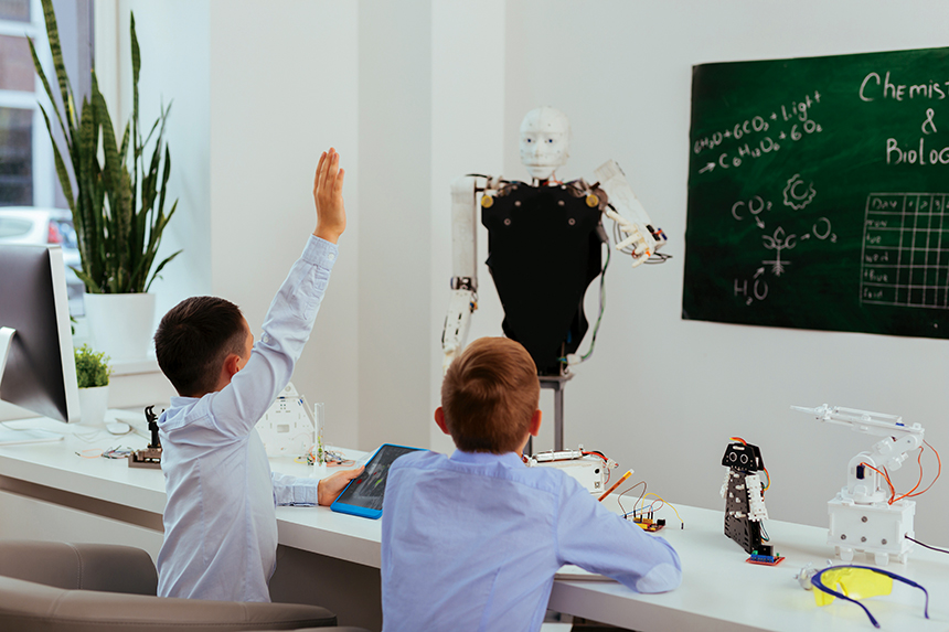 الذكاء الاصطناعي في مدارس المملكة