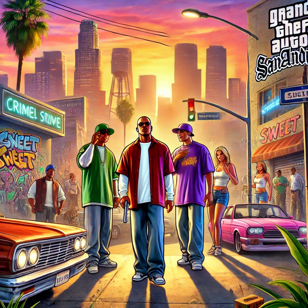 “لعبة جاتا سان أندرياس 2025: استمتع بتجربة واقعية ومهام حماسية 🔥🚗، مع تحديثات قوية وأكواد تخدمك وتقلبها شغلة عدلة!”