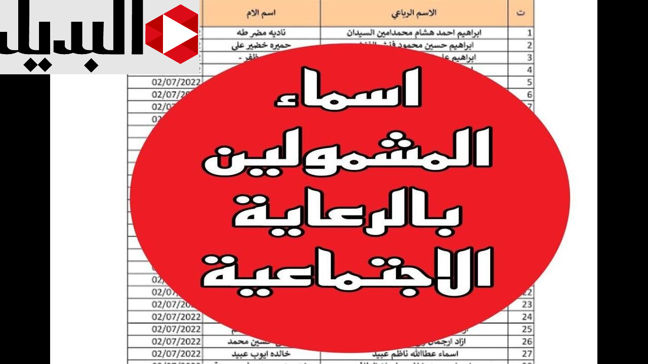 الوجبة السابعة :: رابـط الاستعلام عن اسماء المشمولين في الرعاية الاجتماعية عبر مظلتي spa.gov.iq حال اعلانها