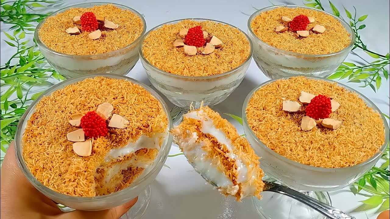 ودّعي الحلويات الجاهزة .. طريقة تحضير الكنافة في المنزل بخطوات بسيطة