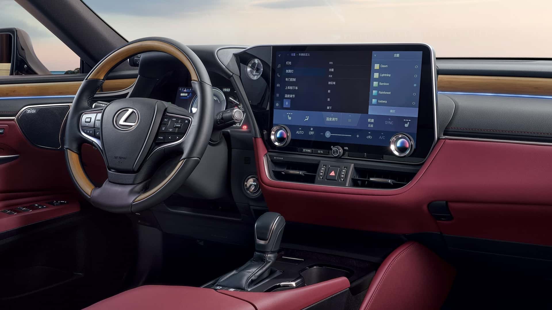 شاشة-سيارة-لكزس-es-2026-