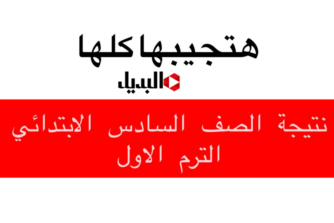 الوزارة تكشـف.. طريقة الاستعلام عن نتيجة الصف السادس الابتدائي 2026 كـافة المدارس خـلال eduserv.cairo.gov.eg فـور ظهـورها