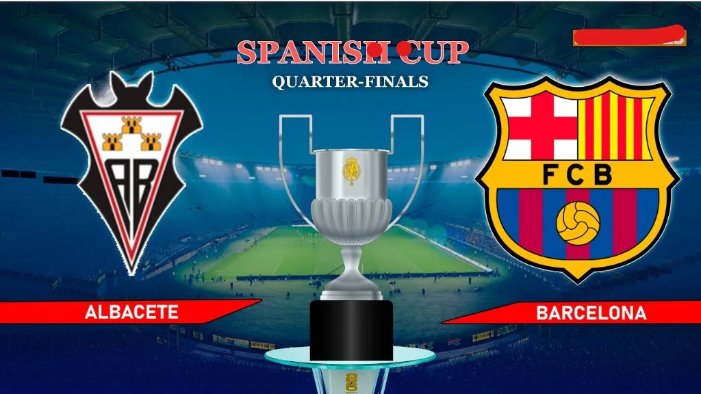 albacete – barcelone قنـــاة بث مباراة برشلونة و الباسيتي الان في ربع نهائي ملك اسبانيا.. جـــول ضائع albacete – barcelone قنـــاة بث مباراة برشلونة و الباسيتي الان في ربع نهائي ملك اسبانيا.. جـــول ضائع